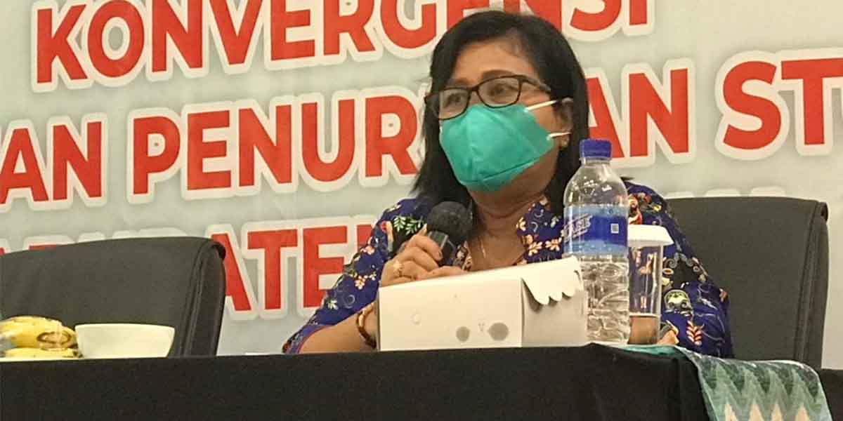 Kepala Bidang Kesehatan Masyarakat Dinkes Mimika, Leni Silas Foto: Anti Patabang/Papua60detik